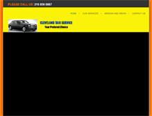 Tablet Screenshot of clevelandtaxiservice.com